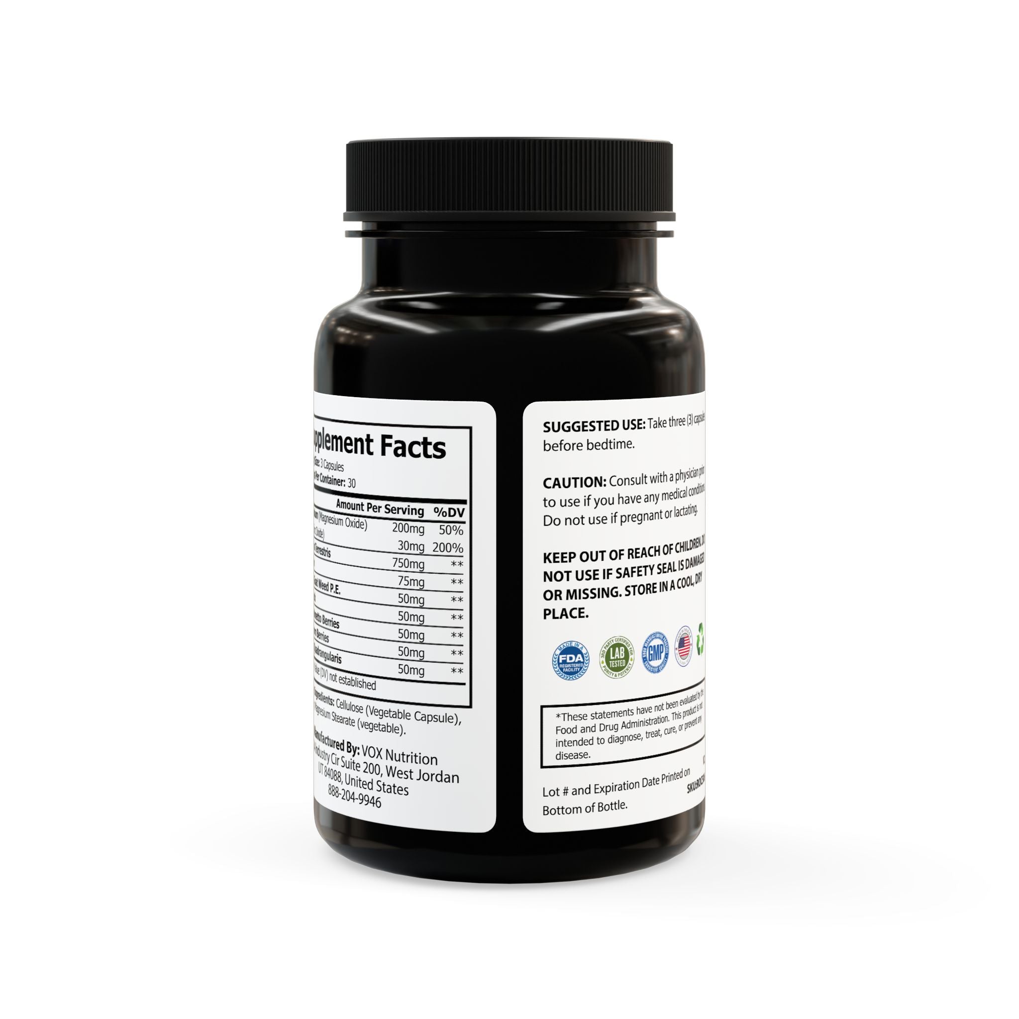 "Consume" - Magnesium Zinc Supplement (90 Capsules)
