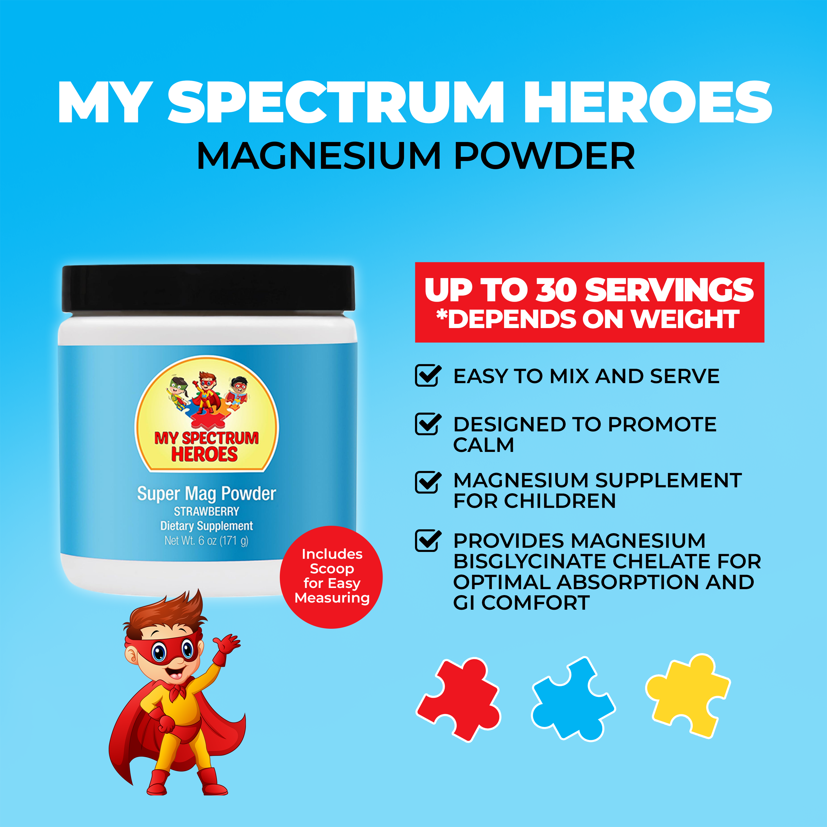 Super Mag Powder – Magnesium Supplement for Wellness & Balance